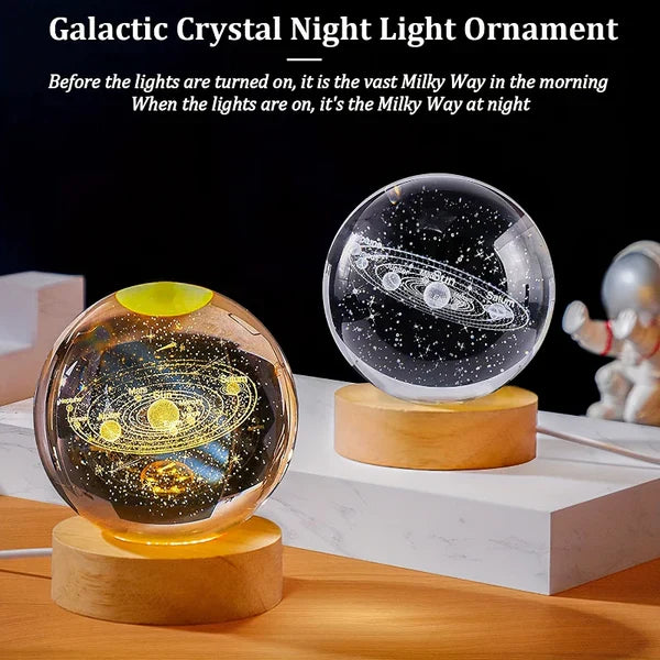 Cristal galaxie ball 3D